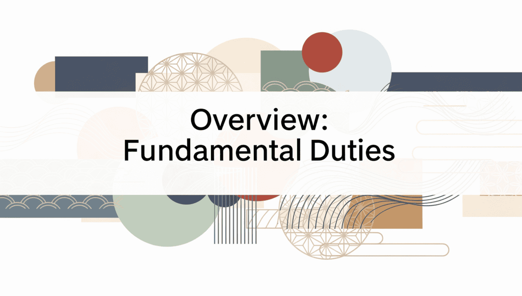 Overview: Fundamental Duties