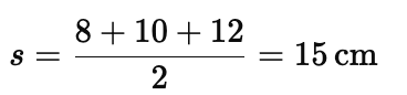Class 9 Maths Chapter 10 Question Answers - Heron’s Formula