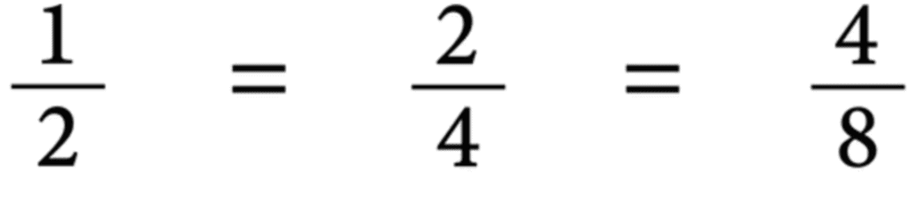 Equivalent Fractions 
