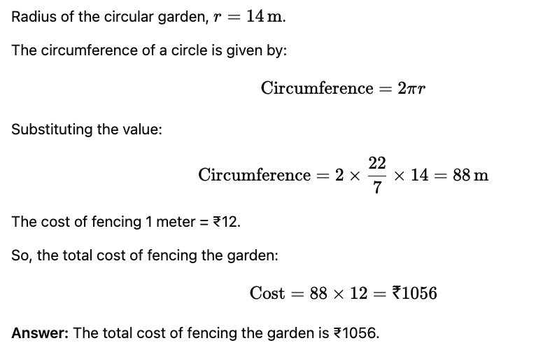 Important Questions for Class 8 Maths - Mensuration