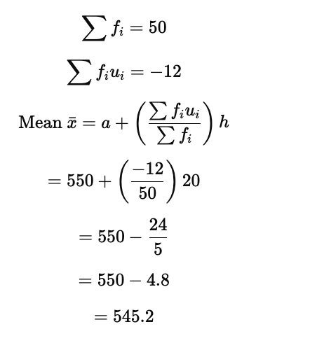 NCERT Solutions for Class 10 Maths Chapter 13 - Statistics (Exercise 13.1)