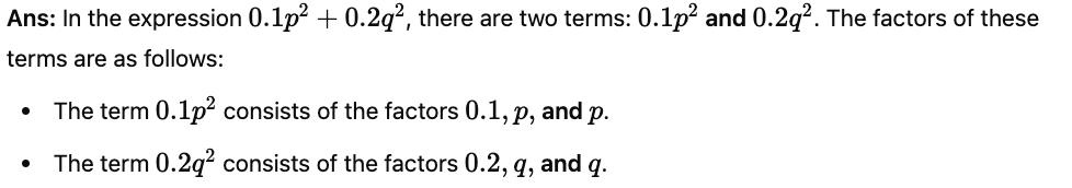 NCERT Solutions for Class 7 Maths - Algebraic Expressions- 1