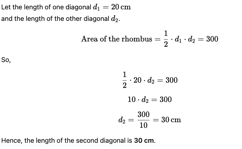 Important Questions for Class 8 Maths - Mensuration