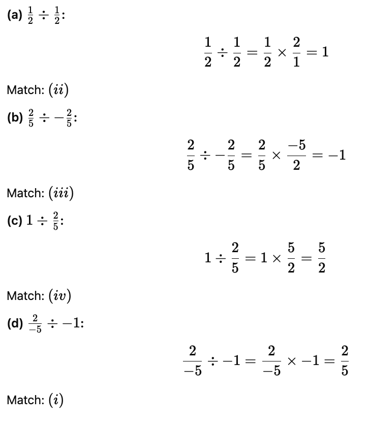 Rational Numbers Class 7 Worksheet Maths Chapter 1