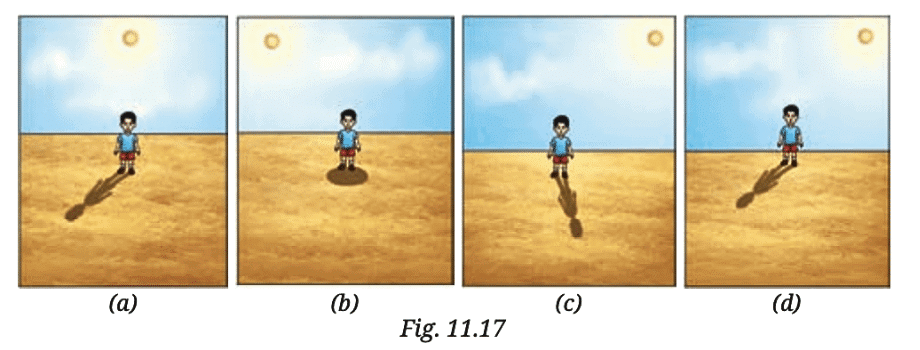 NCERT Solutions for Class 7 Science Chapter 11 Light: Shadows and Reflections
