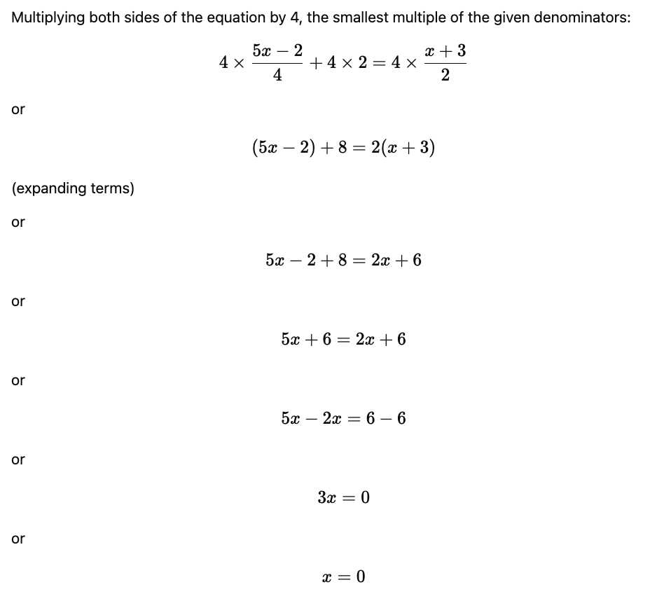 Linear Equations in One Variable Class 8 Worksheet Maths Chapter 2