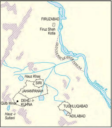 Sultanate cities of Delhi, thirteenth-fourteenth centuries
