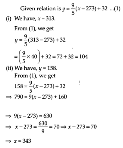 NCERT Exemplar Solutions: Linear Equations in Two Variables | Mathematics (Maths) Class 9