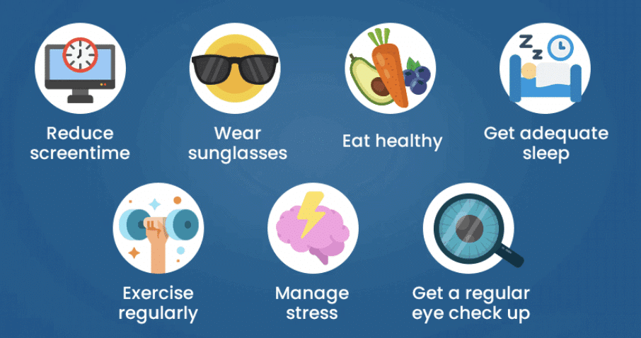 Tips to care of the eyes 