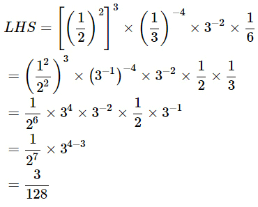 Class 8 Maths - Exponents and Powers CBSE Worksheets