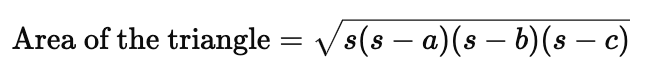 Class 9 Maths Chapter 10 Question Answers - Heron’s Formula