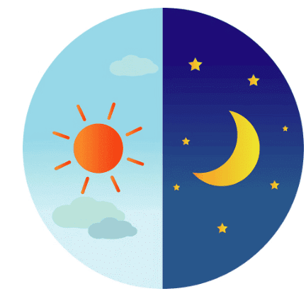 Worksheet: Night | Worksheets with solutions for Class 3