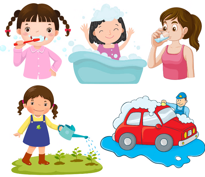 Worksheet Solutions: Water- A Precious Gift | Worksheets with solutions for Class 3