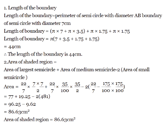Class 10 Maths Chapter 11 Previous Year Questions - Areas Related to Circles
