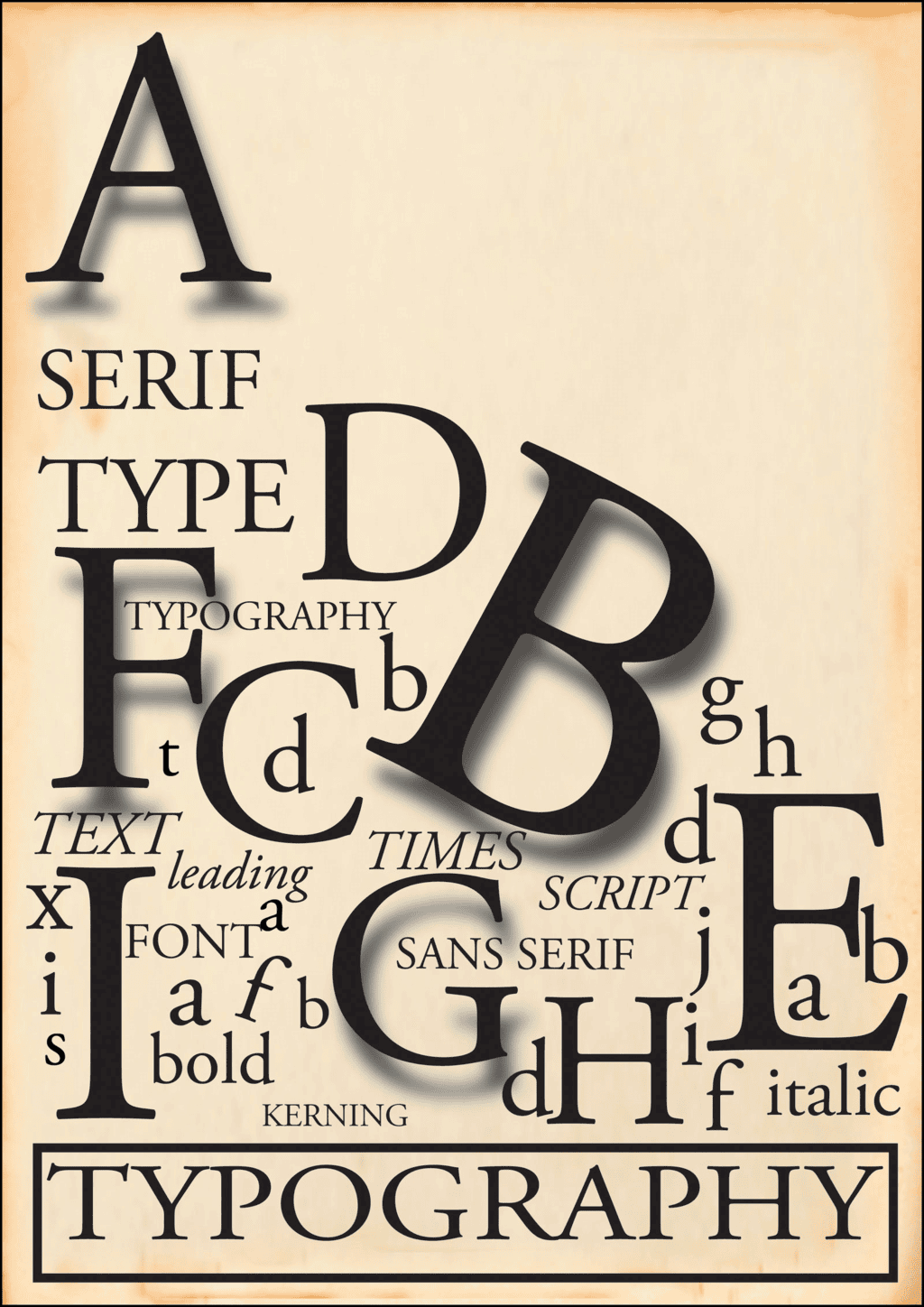 Typography | Graphic Designing - Class 8