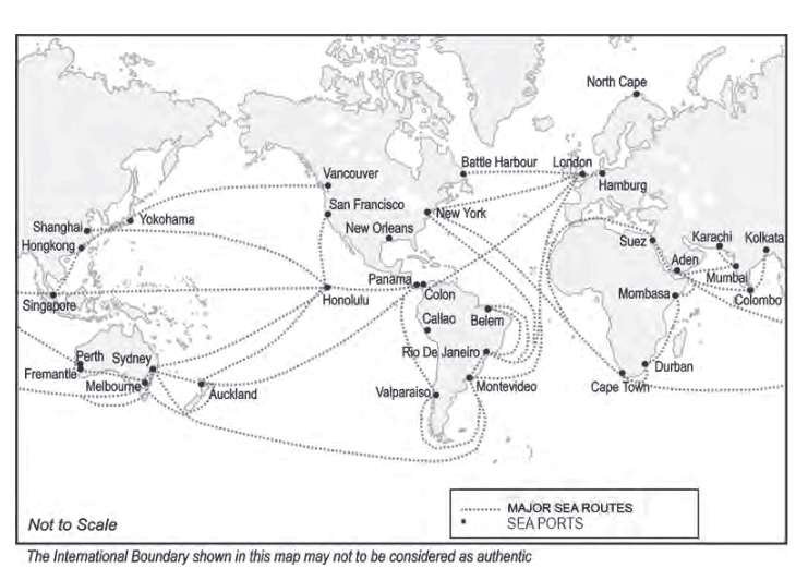 Major Sea Routes and Sea Ports