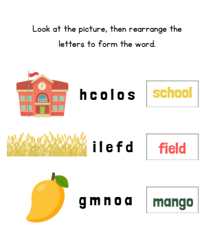 Between Home and School - 2 Class 2 Worksheet English