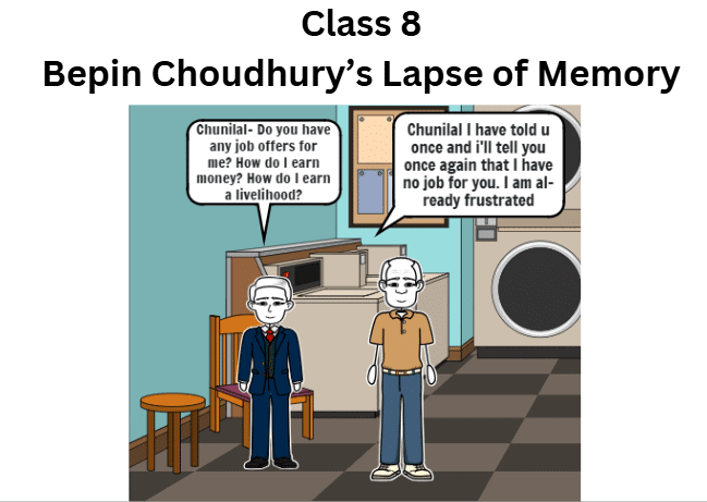 Worksheet: Bepin Choudhury’s Lapse of Memory | English Class 8
