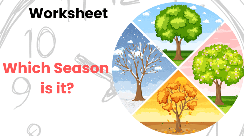 Worksheet: Which Season is it? (Measurement of Time) | Worksheets with solutions for Class 2