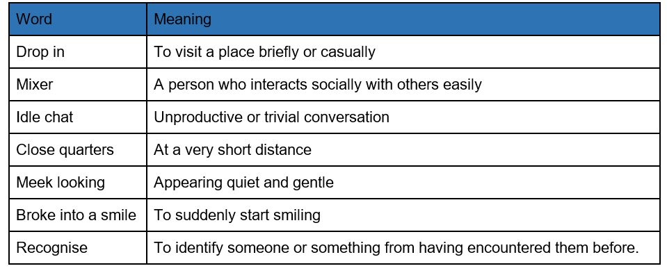 Vocabulary: Bepin Choudhury`s Lapse of Memory | English Class 8