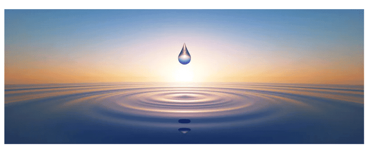 Little Drops of Water - 1 Class 2 Worksheet English Mridang