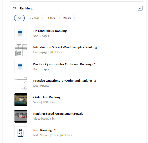 What do you get under EduRev Infinity Package for Logical Reasoning (LR) & Data Interpretation (DI) | Logical Reasoning (LR) and Data Interpretation (DI) - CAT