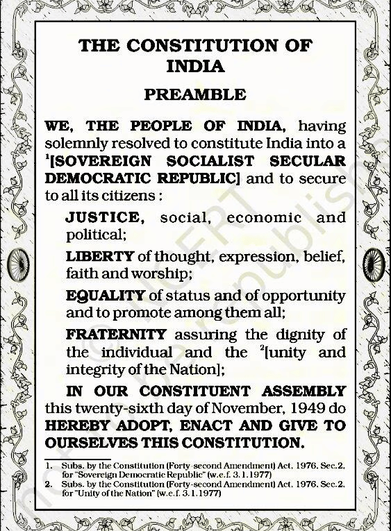 Salient Features of the Constitution of India Chapter Notes | Legal Studies for Class 11 - Humanities/Arts
