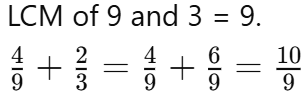 Class 7 Maths Chapter 8 Very Short Question Answer - Working with Fractions