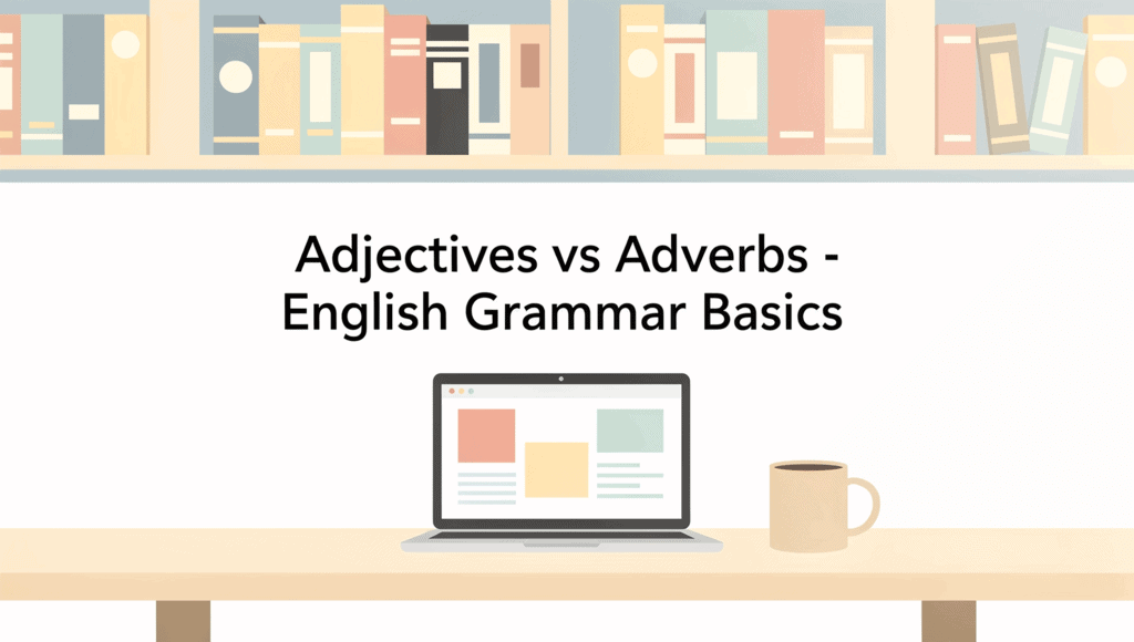 Adjectives vs Adverbs - English Grammar Basics