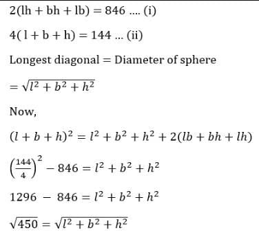 Mensuration CAT Previous Year Questions with Answer PDF