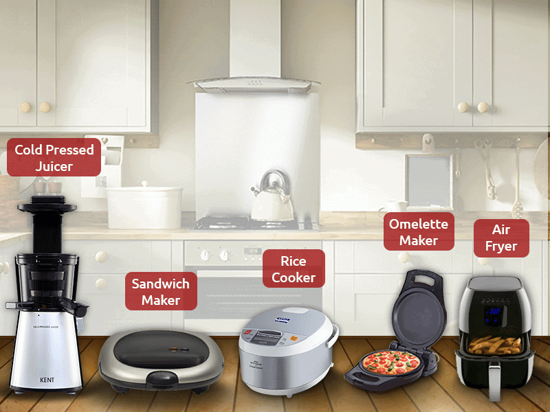 Modern cooking equipments
