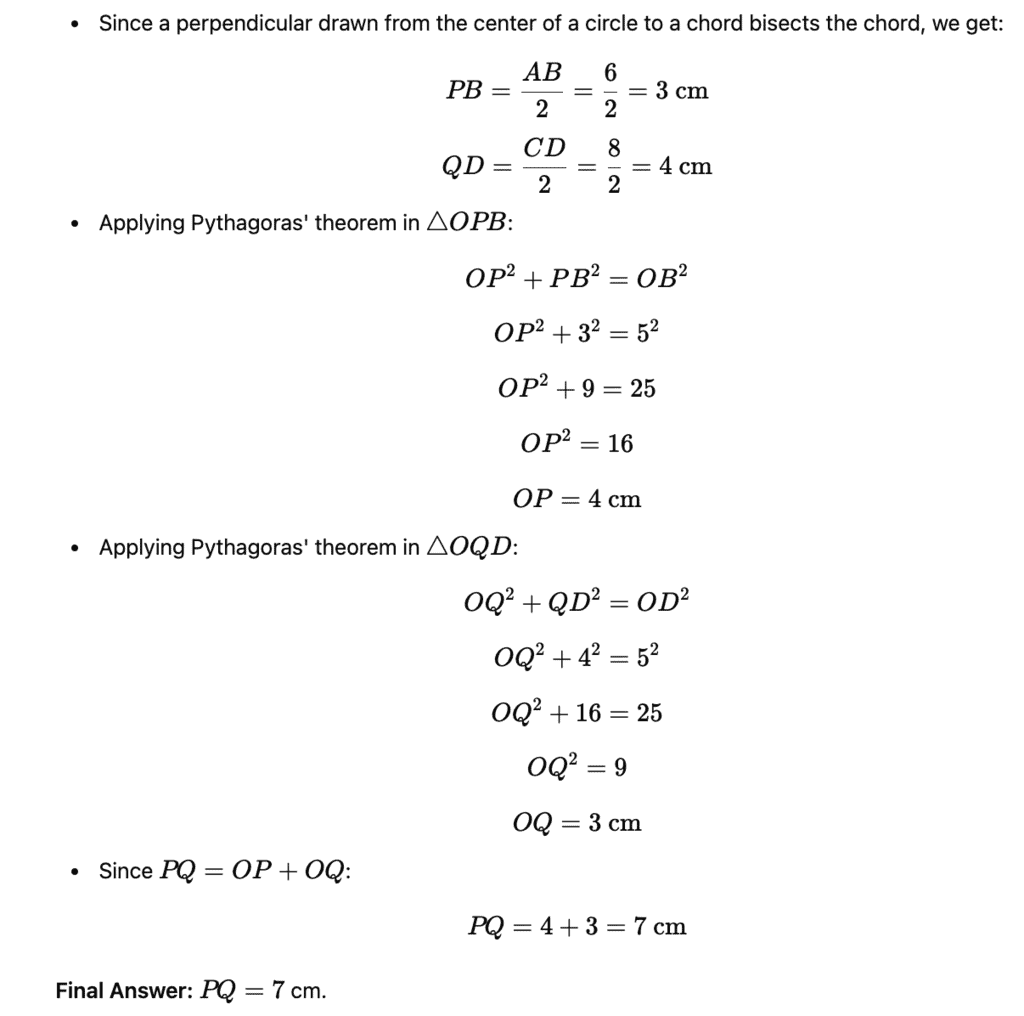 Circles Class 9 Worksheet Maths Chapter 10