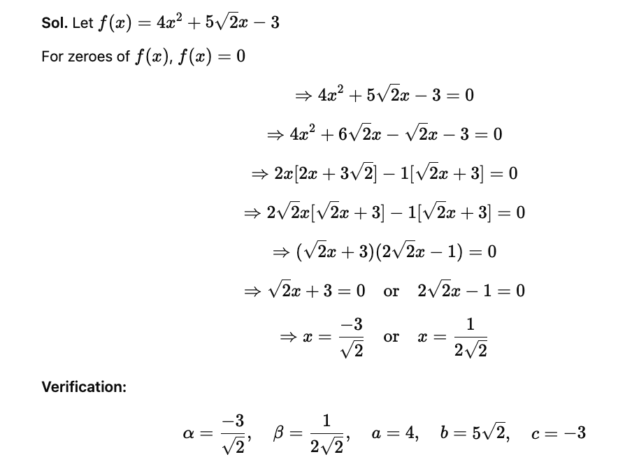 NCERT Exemplar: Polynomials - 2 | Mathematics (Maths) Class 10