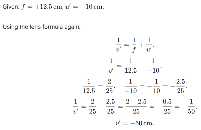 Class 10 Science Chapter 9 Previous Year Questions - Ray Optics - Light : Reflection and Refraction