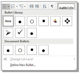 Formatting in Word 2016 Chapter Notes | Computer Studies Class 4 ICSE