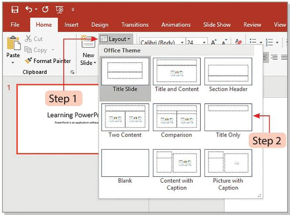 PowerPoint 2016 Chapter Notes | Computer Studies Class 4 ICSE