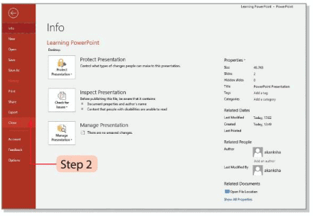 PowerPoint 2016 Chapter Notes | Computer Studies Class 4 ICSE