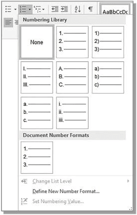 Formatting in Word 2016 Chapter Notes | Computer Studies Class 4 ICSE
