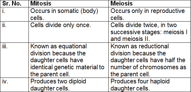 Revision Notes: Structure of Chromosomes, Cell Cycle and Cell Division | Science for Grade 6