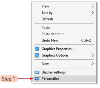 GUI Operating System: Desktop Management Chapter Notes | Computer Studies Class 4 ICSE