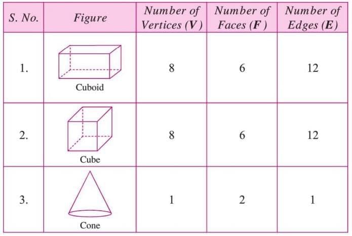 Visualizing Solid Shapes Chapter Notes | Mathematics Class 7 ICSE