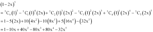NCERT Solutions Class 11 Maths Chapter 7 - Binomial Theorem