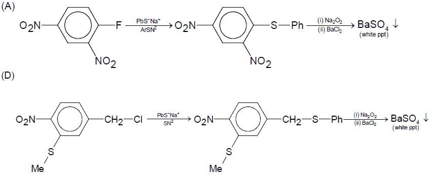 The reaction of Qwith PhSNa yields an organic compound (major product ...