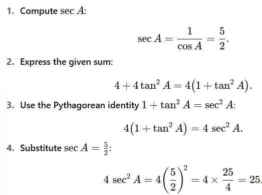 Unit Test (Solutions): Introduction to Trigonometry | Mathematics (Maths) Class 10