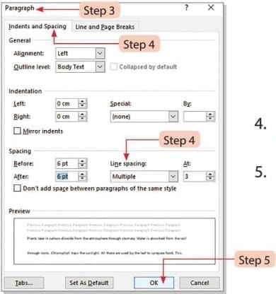 Formatting in Word 2016 Chapter Notes | Computer Studies Class 4 ICSE