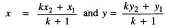 Section and Mid-Point Formula Chapter Notes | Mathematics Class 10 ICSE