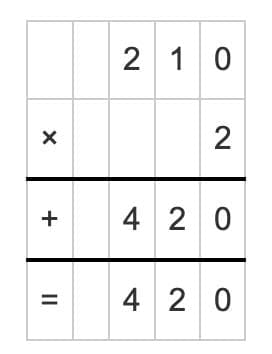 Word Problem: Multiplication - 1