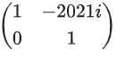 JEE Main Previous year questions (2021-23): Matrices and Determinants - 2