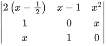 JEE Main Previous year questions (2021-23): Matrices and Determinants - 2