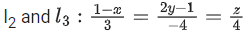 JEE Main Previous year questions (2021-23): Vector Algebra and Three Dimensional Geometry - 1